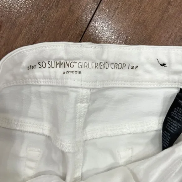 Chico’s So Slimming Girlfriend Crop Jean - Picture 3 of 7